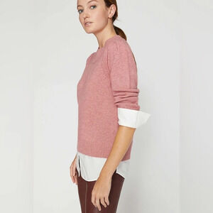 Brochu Walker The Eton Layered Crew Looker Pink